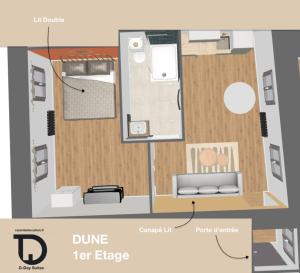 Appart'hotels D-Day Suites : photos des chambres
