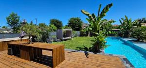 Villas Villa Pessac jardin luxuriant et piscine chauffee : photos des chambres