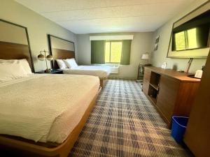 Queen Room with Two Queen Beds - Non-Smoking room in AmericInn by Wyndham Tofte Near Lake Superior