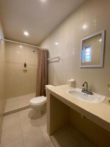 Beachfront house with pool