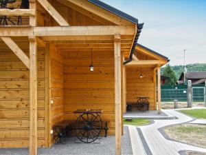 A wooden, eco-friendly house by the Goszcza lake Living room, 2 bedrooms