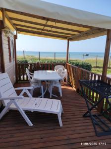 Campings CHEZ ISA - Mobil home 2 ch - vue direct sur mer : photos des chambres
