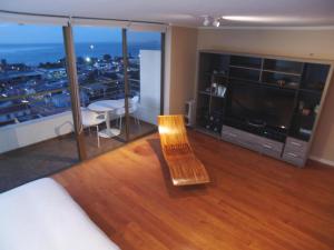 Vista de ensueño a la bahia de Valparaiso