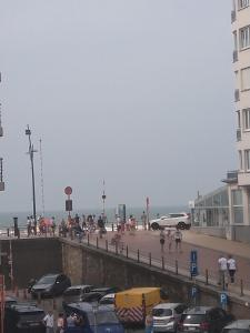 Ruim Appartement, frontaal Zeezicht, 2 slaapkamers, privé Parking mogelijk