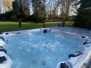 Maisons de vacances Villa elegante avec parc arbore, spa et equipements complets pour 14 pers. dans la campagne flamande - FR-1-510-8 : photos des chambres