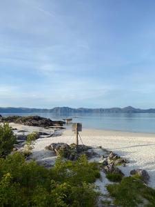 Idyllisk overnatting i dome ved sandstrand