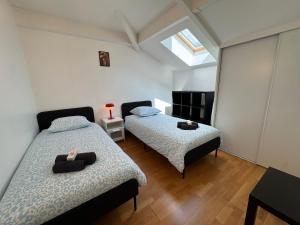 Appartements Le Yeti T4 air-conditioned Lyon Eurexpo stadium LDLC arena : photos des chambres