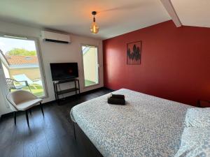 Appartements Le Yeti T4 air-conditioned Lyon Eurexpo stadium LDLC arena : photos des chambres