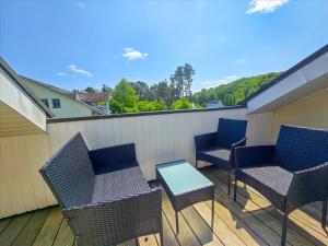 Dünenpark Binz - Komfortplus Ferienwohnung mit 1 Schlafzimmer und Balkon im Dachgeschoss 231