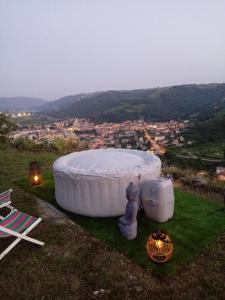 Maisons de vacances Gite vue sur le Rhone : photos des chambres