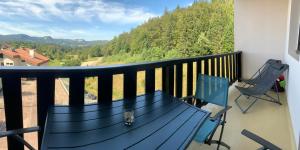 Appartements Confortable Studio de montagne avec loggia et jolie vue Les Rousses Le Flocon des Cimes Station de ski familiale Jura 39 : photos des chambres
