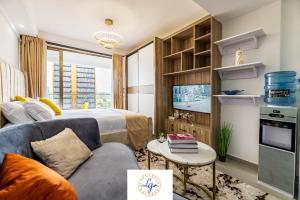 luxurious studio apartment in kilimani with gym and breathtaking city views