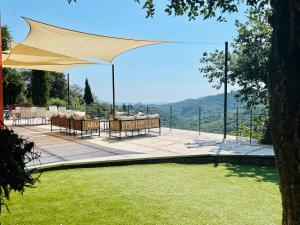 VillaM with heated pool, panoramic view, sea