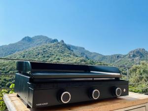 VillaM with heated pool, panoramic view, sea