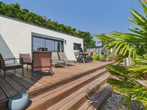 Chalets Chalet climatise pour 6- Piscine commune chauffee : photos des chambres