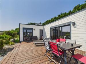 Chalets Chalet climatise pour 6- Piscine commune chauffee : photos des chambres