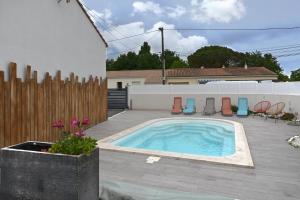 Maisons de vacances La Vague d-Arvert - 15mn des plages : photos des chambres