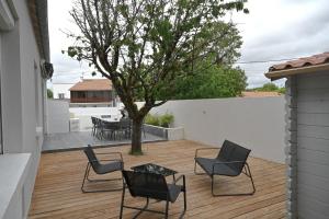 Maisons de vacances La Vague d-Arvert - 15mn des plages : photos des chambres