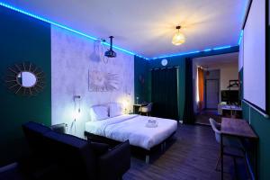 Appartements NG Prestige - Lille I Roubaix Centre - 121 - Balneo - Kitchenette - Terrasse - WIFI - NETFLIX : photos des chambres