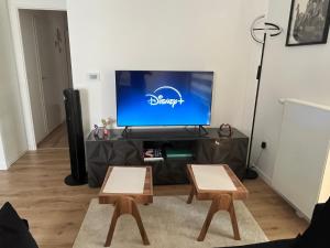 Appartements Cosygreen77- Spacious apt with garden & parking, 7mns by car from Disneyland : photos des chambres