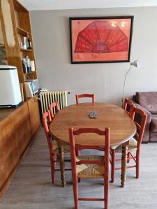 Appartement au pied des pistes avec vue sur la montagne