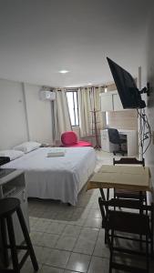 Flat mobiliado em Intermares