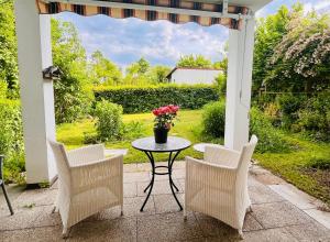 ruhige, zentrale Gartenwohnung mit Tiefgarage