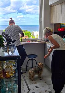 Pokoje przy plaży z widokiem na morze