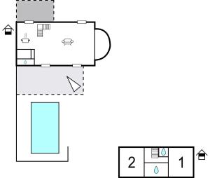 Maisons de vacances Beautiful Home In St Amand De Coly : photos des chambres