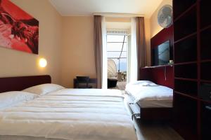 Twin Room with Terrace and Lake View room in New Elvezia