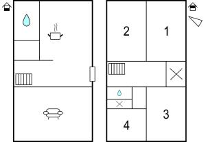 Maisons de vacances Nice Home In Saint-Marcouf With Kitchen : photos des chambres