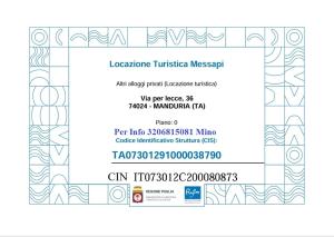 Locazione turistica messapi