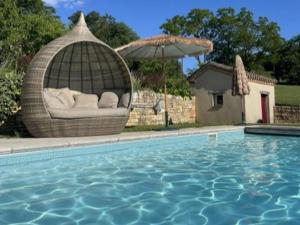 Maisons de vacances Grande gite Saint Martin le Redon : photos des chambres