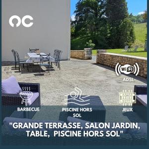 Maisons de vacances Charmante maison - Terrasse, Piscine - Pres de Pau : photos des chambres