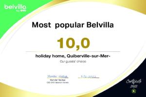 Maisons de vacances Holiday Home in Quiberville with Sea Views, cleaning included : photos des chambres