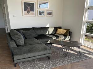 Modern chalet with a dishwasher in Lathum, cleaning included