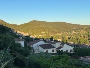 Maisons de vacances Villa in Roquebrun with Pool & Vineyards, cleaning included : photos des chambres