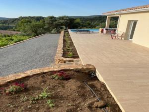 Maisons de vacances Villa in Roquebrun with Pool & Vineyards, cleaning included : photos des chambres