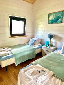 Balfala domki nad morzem