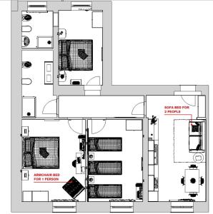 Three-Bedroom Apartment
