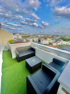 Appartements Penthouse de 170m2, 6 personnes avec jacuzzi et proche de Paris et Disney : photos des chambres