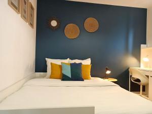 Appartements Appart avec 3 chambres et Jardin : photos des chambres