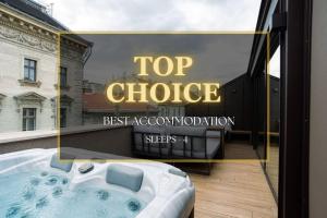 Designer City Oasis 5 star Location Hot Tub View - Hoteles de 4 estrellas en Budapest