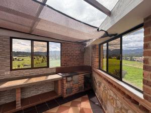 Cabaña rustica en Paipa con chimenea