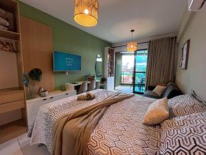 Apartamento com Varanda na Beira-Mar de Tamandaré