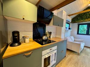 Maisons de vacances Tiny house face a la foret - Evasion nature : photos des chambres