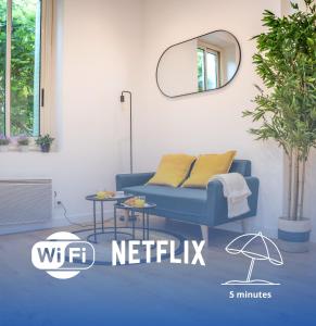 Duplex Saveria - Terrace - Netflix - Beach - 3hvězdičkové hotely ve městě Nice
