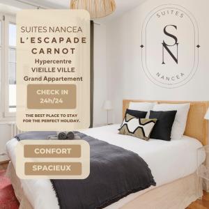 Appartements L-Escapade Carnot - Nancy centre Stanislas - 2Pers : Appartement 1 Chambre