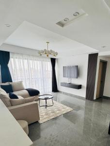 Riverside lux 2bedroom with Skyline views