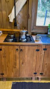 Cabana Rústica Completa a 1500 metros com Mirante para os Cânions e trilha na propriedade